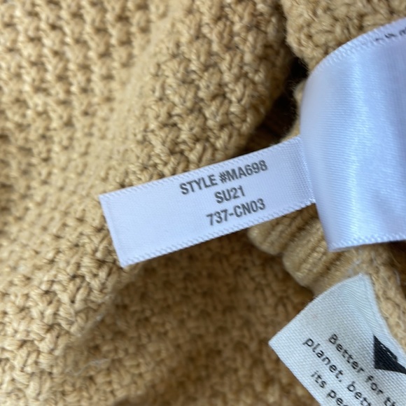 Madewell Pickford Pullover Sweater Autumn Gold size XXS - Picture 8 of 11